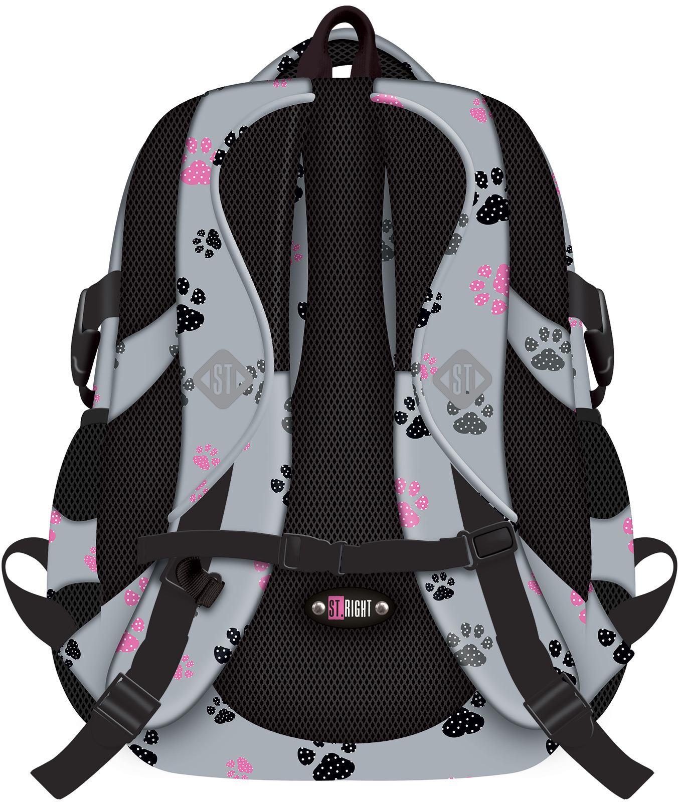 BACKPACK 17IN REFLECTIVE PAWS (BP-01)